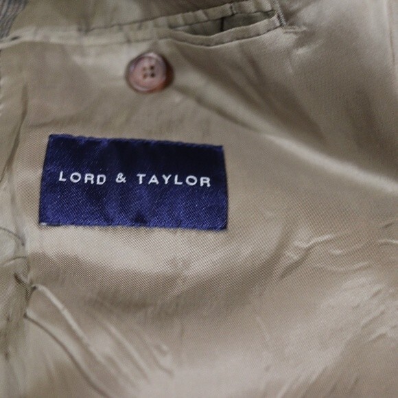 Lauren Ralph Lauren Lord & Taylor Wool Tweed Sport Coat 100& Wool 48R - Picture 12 of 15